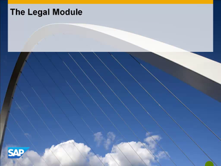 2.3 The Legal Module