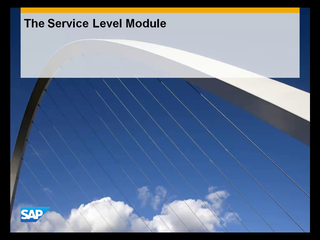 2.5 The Service Level Module