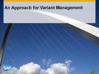 3.2 Variant Management